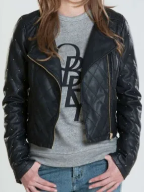 Women Neon Black Jacket - New American Jackets