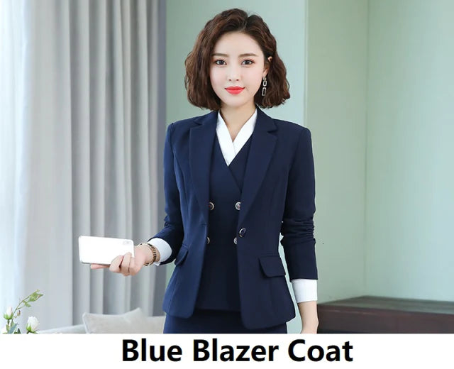 Women's Novelty Striped Formal Office Lady Style Business Suits