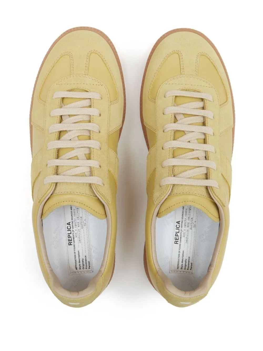 Womens Replica Low Top Sneakers - Lemon