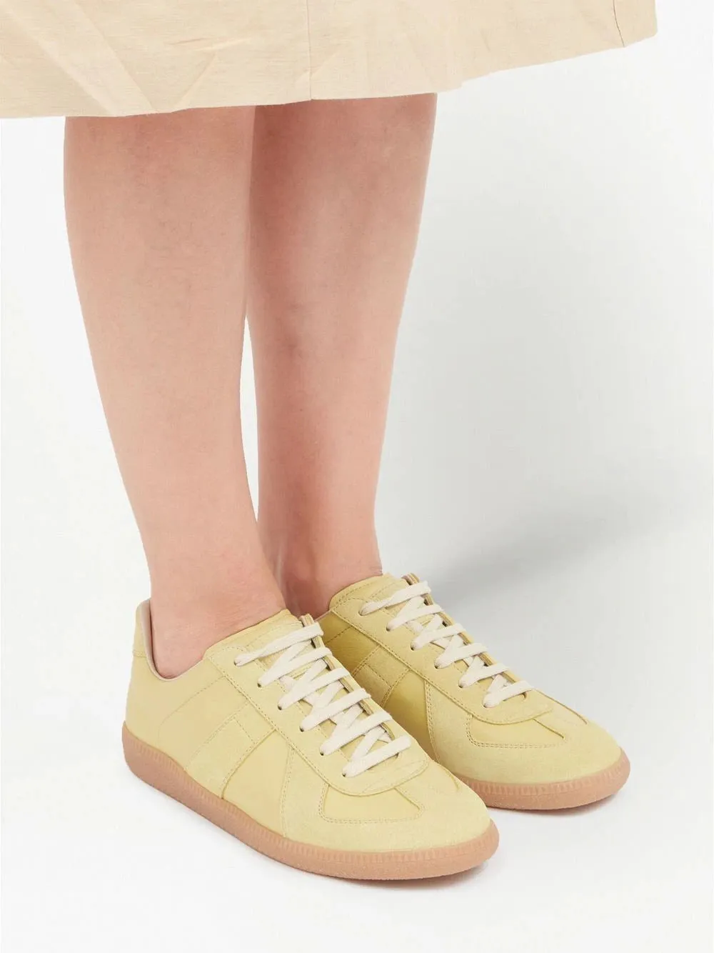 Womens Replica Low Top Sneakers - Lemon