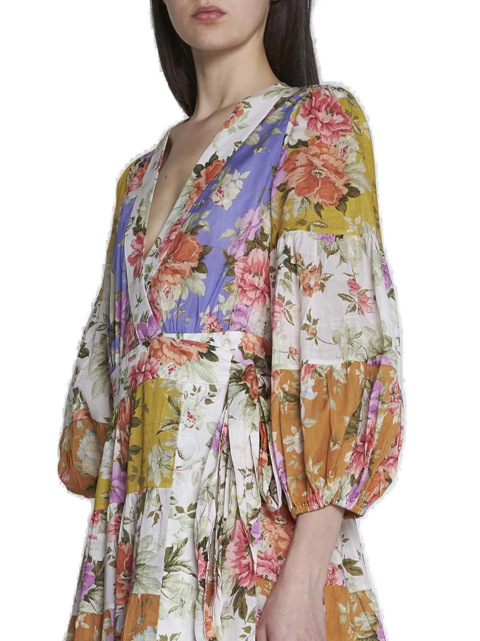 Zimmermann Floral Printed Wrap Dress