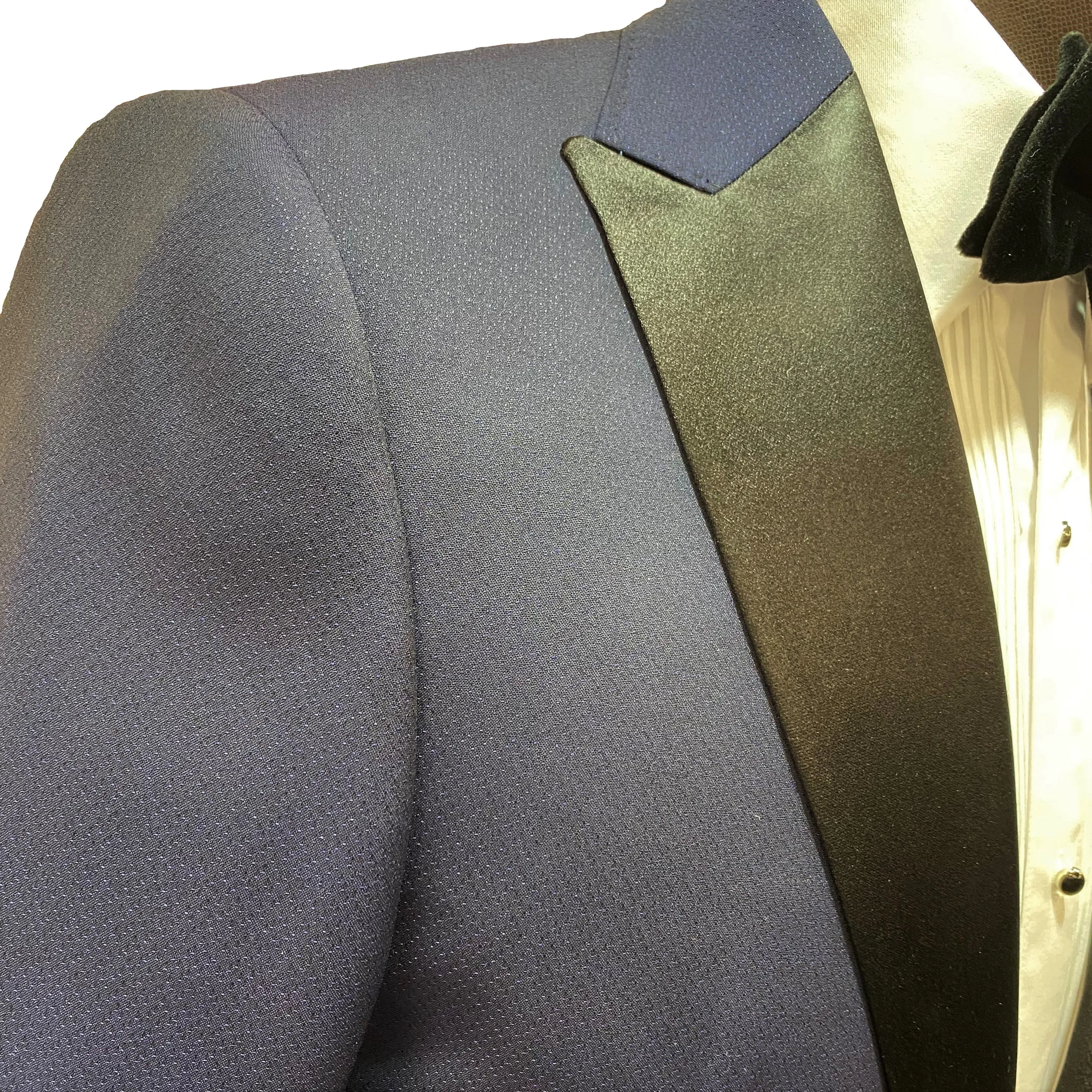 ZZegna 2Pce Navy Peak Lapel Tuxedo